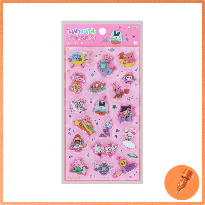 Sun-Star Stationery Tamagotchi Puffy Sticker Blue  
Sun-Star Stationery Tamagotchi Puffy Sticker Pin