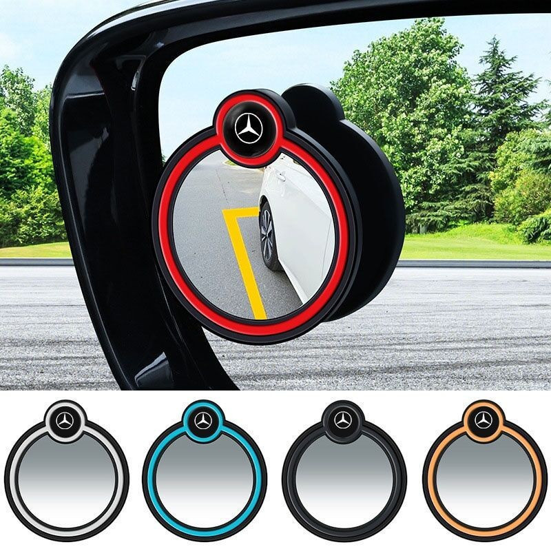 [2 chiếc] 360° Gương chiếu hậu ô tô Gương chiếu hậu điểm mù HD Góc rộng Gương chiếu hậu lùi ô tô cho