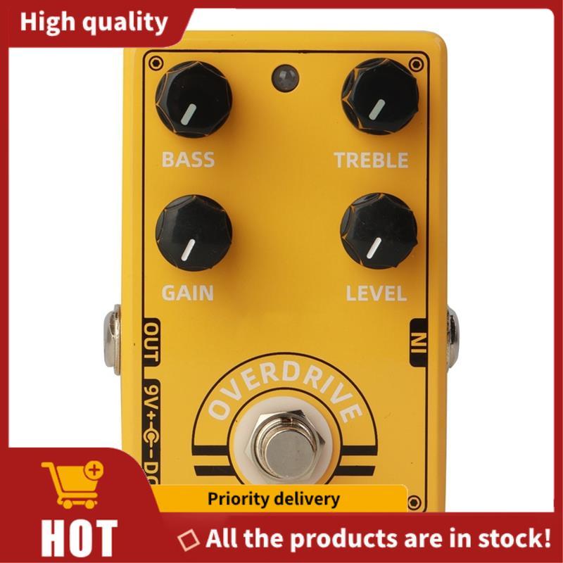 D-8 Overdrive Đàn Guitar Điện Hiệu Ứng Bàn Đạp Overdrive Hiệu Ứng True Bypass Cực Kỳ Đa Năng Bàn Đạp