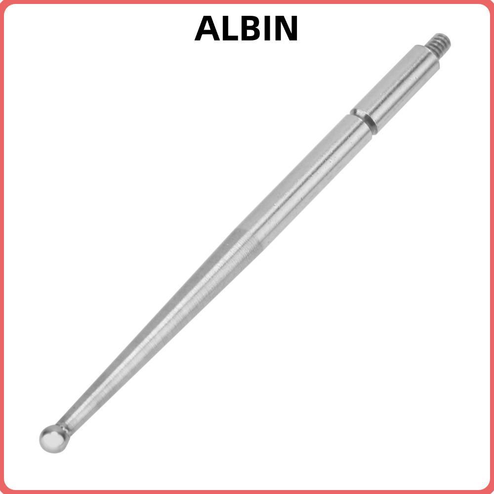 Chỉ báo kiểm tra mặt số ALBIN Điểm tiếp xúc, Đầu dò chỉ báo dài 44,5mm Chủ đề M1.6, Đầu bi cacbua th