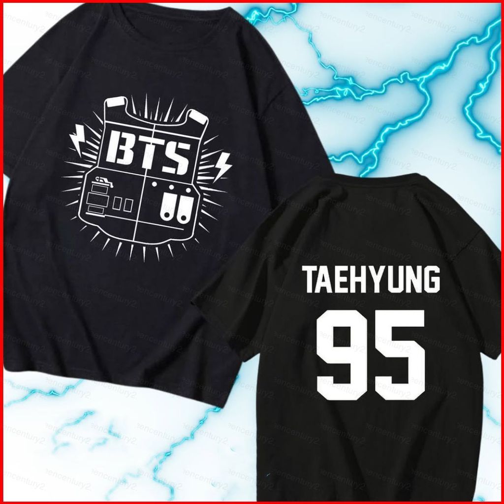 BTS TAEHYUNG JUNGKOOK JIMIN J-hope Áo thun tay ngắn