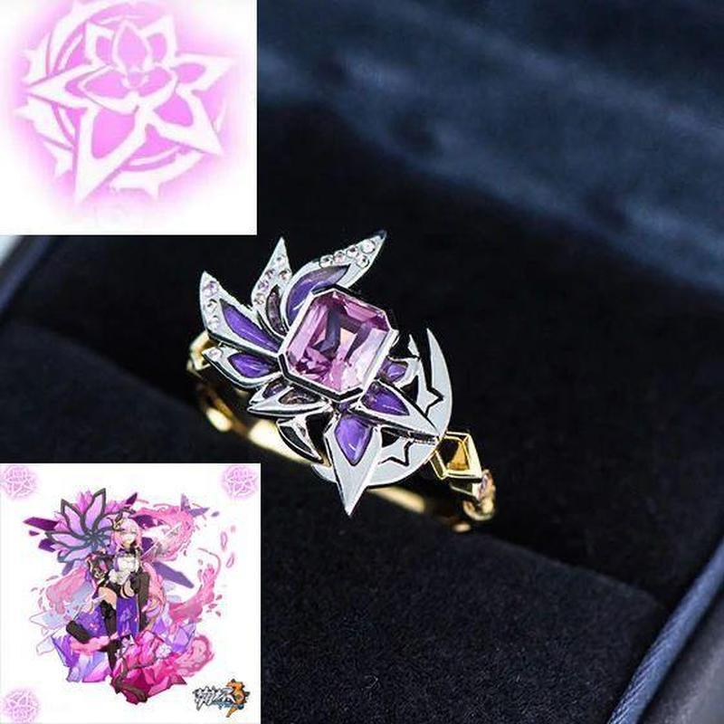 Honkai Impact 3rd / Honkai Impact 3 One Flower Ends True Moon Like Me Alicia Impression Ring Game / 