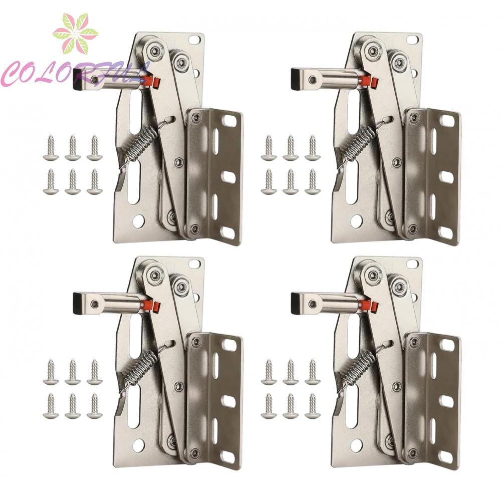 Spring Hinges For Kitchen Cabinet Hinges Scissor Iron Organizer Silver