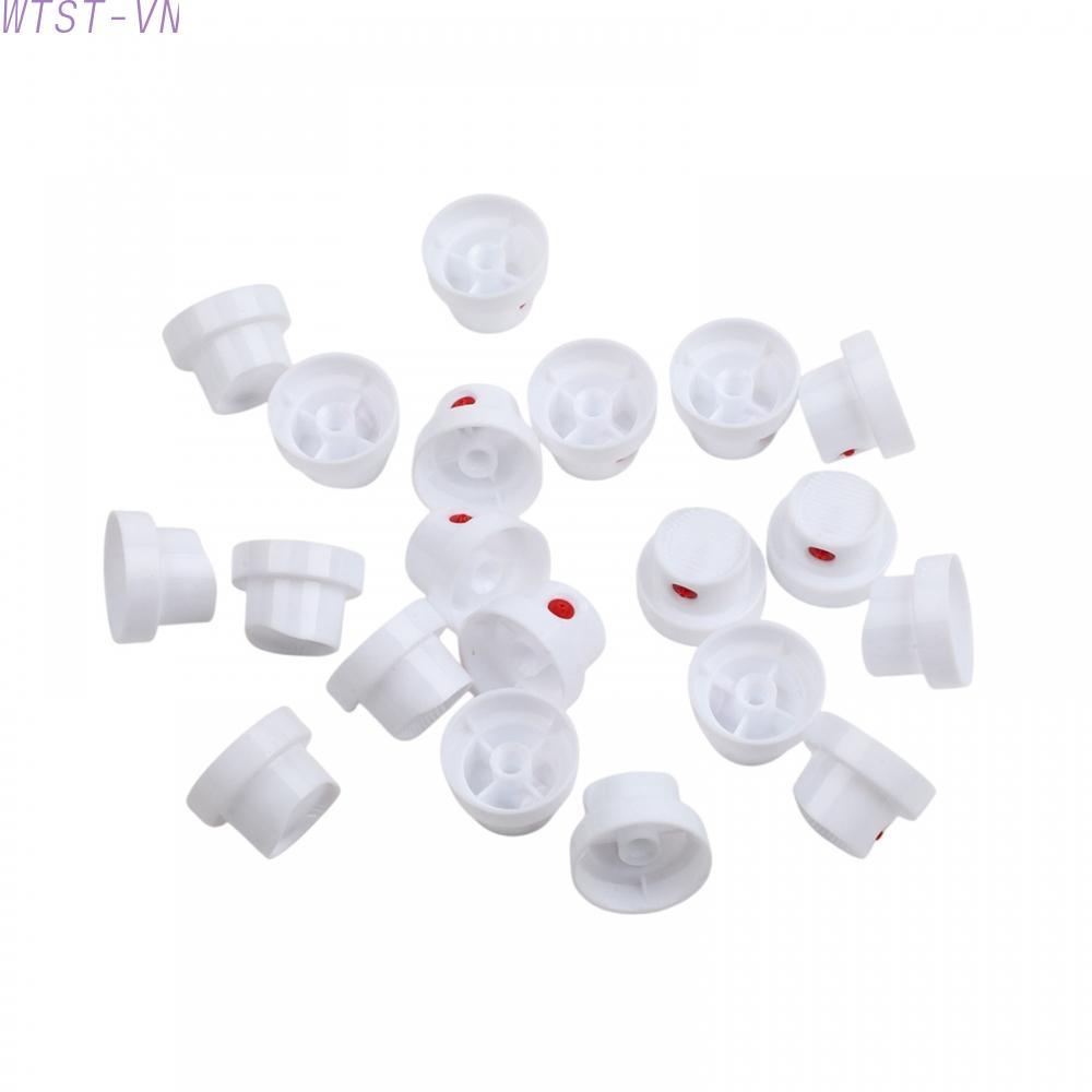 White Plastic Spray Nozzles for Spray Paint Bottles PP Material 20 Pack