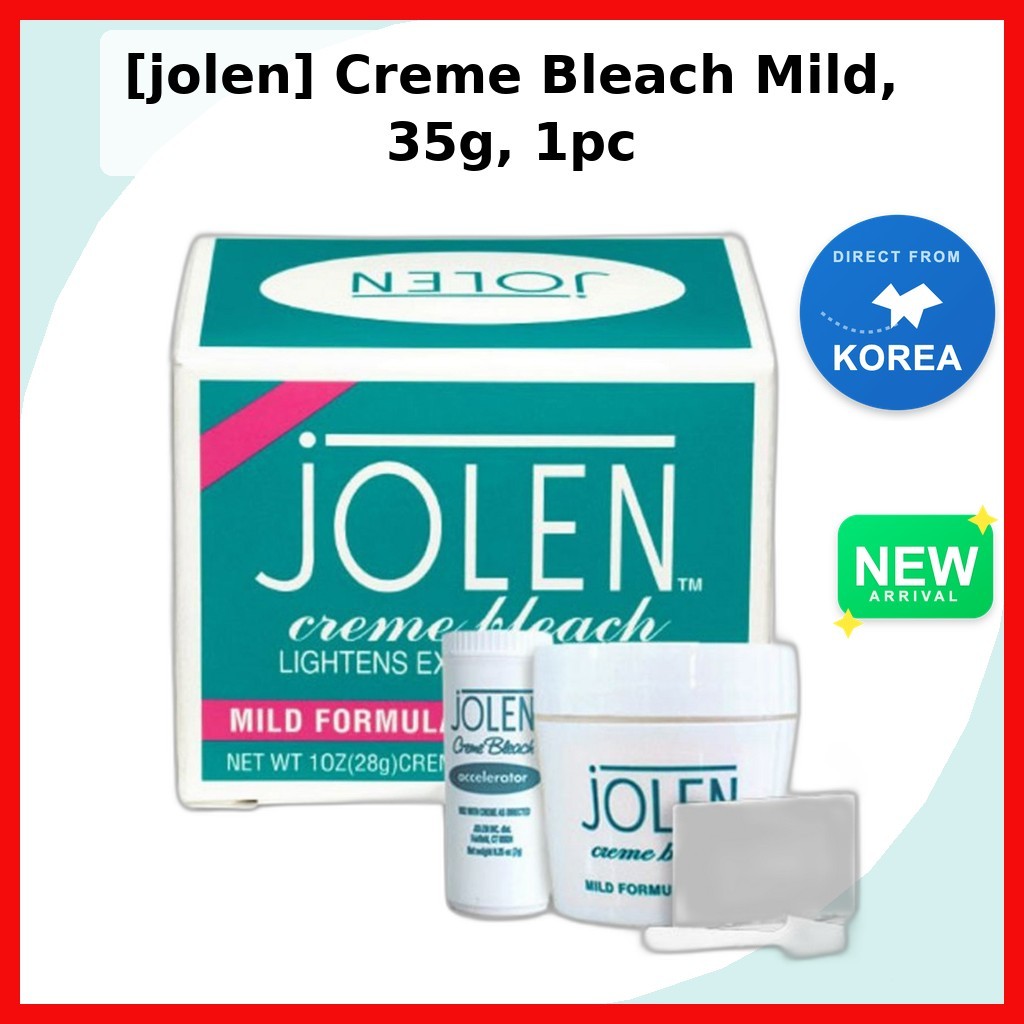 [jolen] Creme Bleach Nhẹ, 35g, 1pc / Tẩy trắng Creme Hàn Quốc / Làm sáng tóc nhẹ nhàng / Chính hãng 