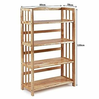 Kệ sách gỗ 60cm - 4 tầng