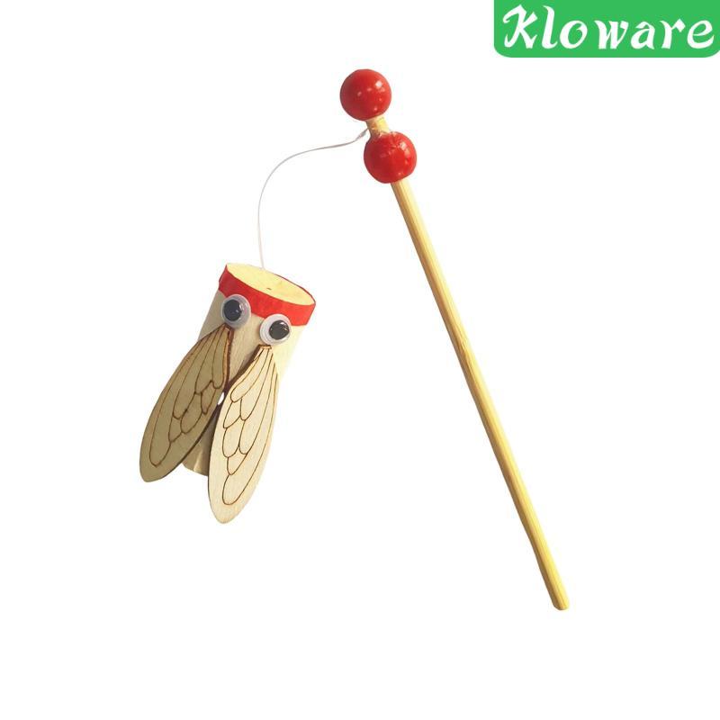 Đồ chơi Cicada gỗ truyền thống Trung Quốc Cicada Sound Maker DIY Handmade Assembly