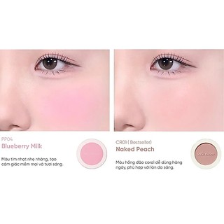 Phấn má đơn xinh xắn The Saem Saemmul Single Blusher 5g
