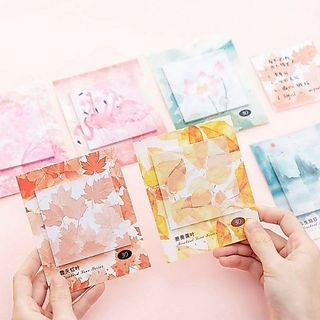 Combo 4 Tệp 200 Tờ Note Phi Hành Gia, Gấu mỗi tệp 50 tờ