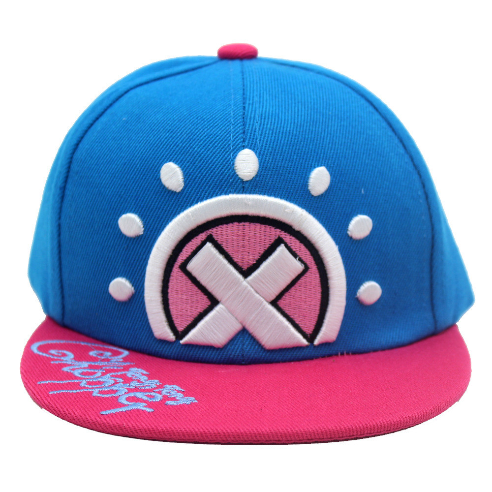 Anime Nhật Bản One Piece Hàng Hóa Nón Chopper One Piece Flat Vành Mũ Bóng Chày Đầu Lâu Thêu Hip Hop 