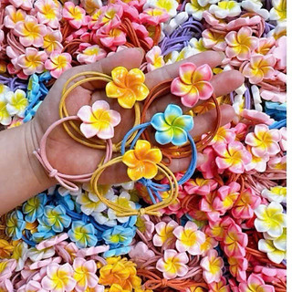 Dây thun cột tóc Handmade phong cách Hàn Quốc dễ thương ( màu ngẫu nhiên)