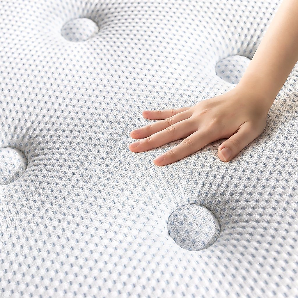 Nệm Lò Xo Memory Foam Gel 25cm Zinus - 10in Gel-Infused Memory Foam Hybrid Spring Mattress | BigBuy360 - bigbuy360.vn