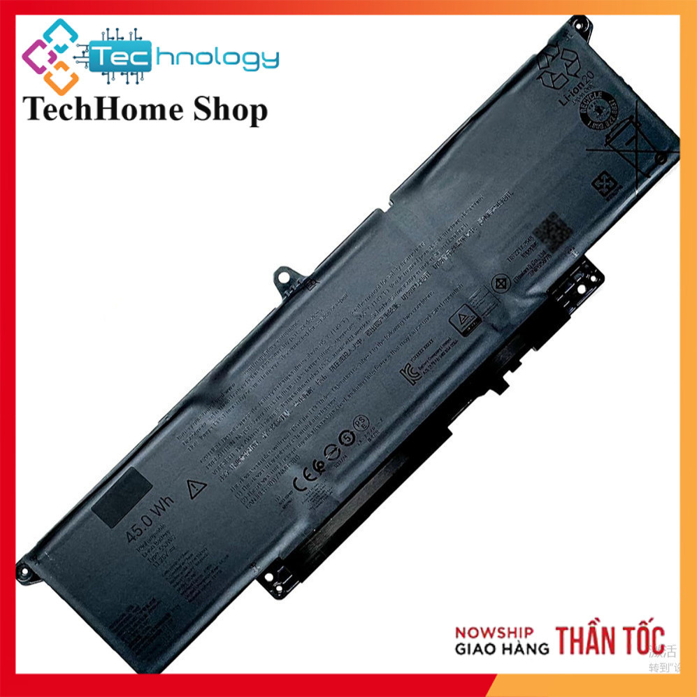 Pin Battery Laptop Dell Pro 13 14 16 Plus PB14250 PB16255 55JWC CGR6V PH89V