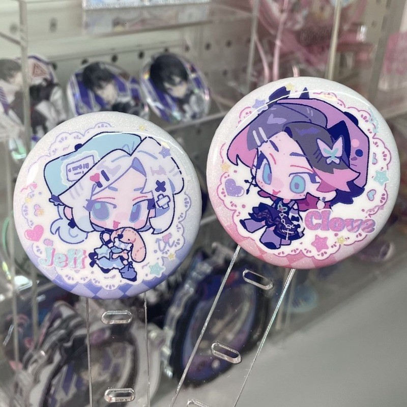 VALORANT Trang phục Anime Huy hiệu Chân ‌Clove Clearlove Jett Nữ Trâm Cài Hoạt Hình Cosplay Kawaii T