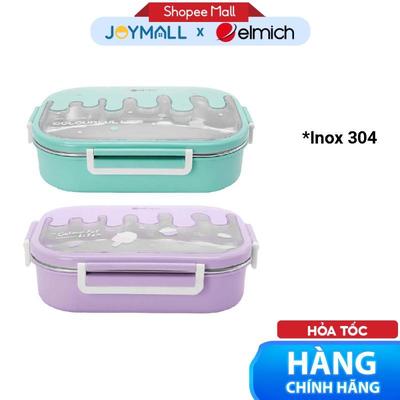 Hộp Cơm Trẻ Em inox304 Elmich Baby Care EL-0009N3 EL-0009N4, Hàng Chính Hãng, 650ml-1L - JoyMall