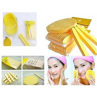 Bông rửa mặt bọt biển dạng nén (12 bông)