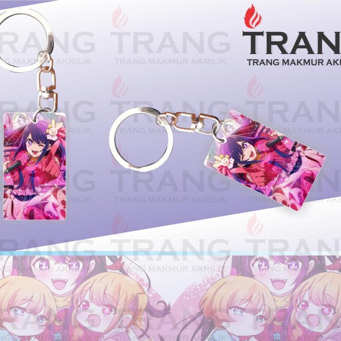 Gantungan Kunci Akrilik Oshi No Ko / Keychain Acrylic Oshi No Ko - Ai Hoshino 1
