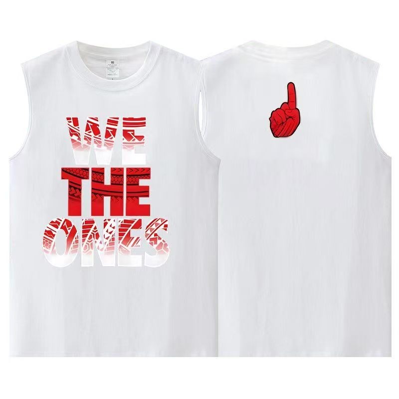 Roman Reigns WE THE Ones Tank Top Cotton 1 Có Thể Mặc Được Cả Nam Và Nữ. WWE Boxer Style Summer Wear