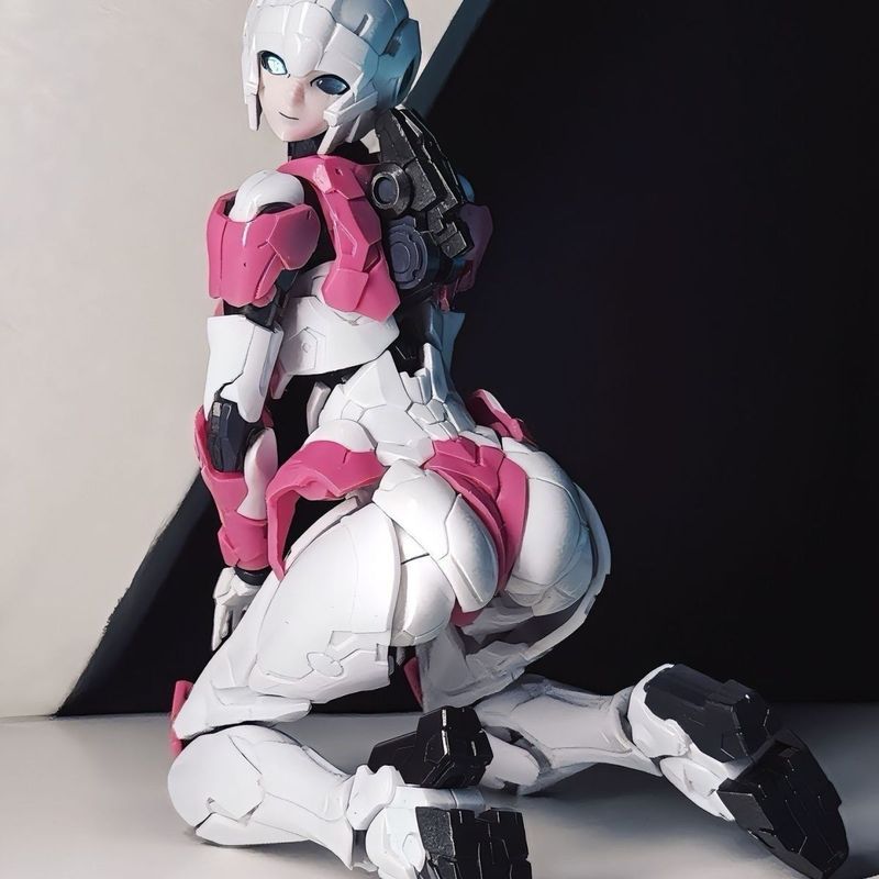 [Sửa chữa lô thứ tư] Black Xiaoxi MD002 Alsi Transformers Assembly Alsi Machine Girl Model