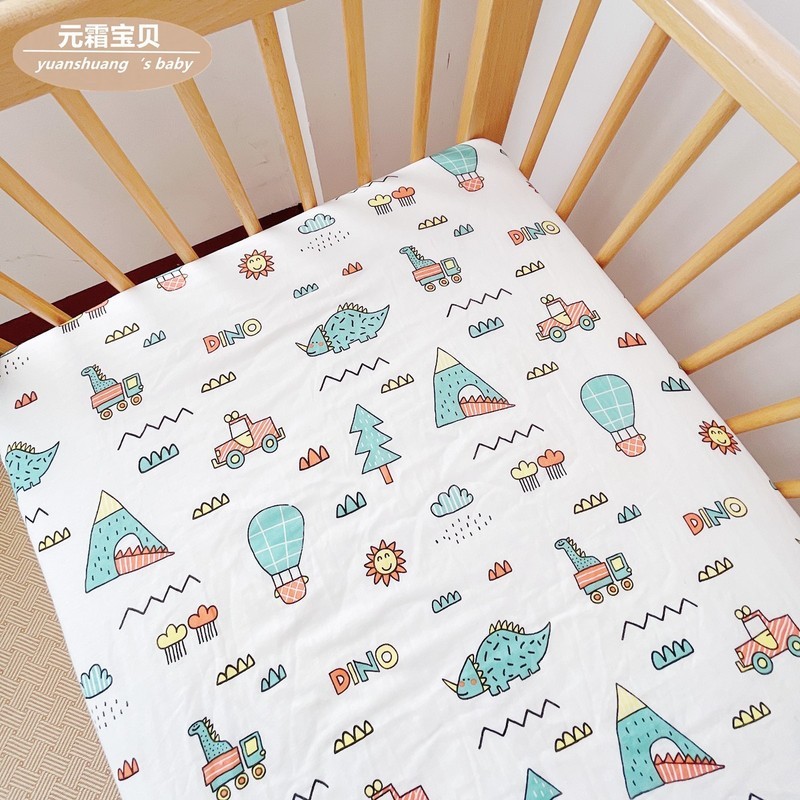 Giường Cho Bé Sơ Sinh Chăn Ga Trải Giường Cho Bé Cotton Gạc ins Ga Trải Giường Trẻ Em Nệm Bao Chăn G