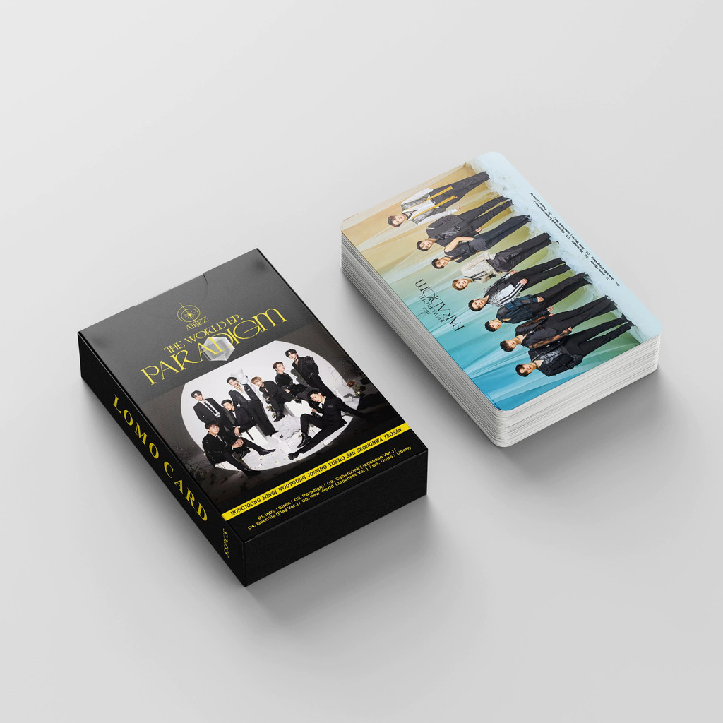 55 Tờ Hàn Quốc ATEEZ Album Mới ATEEZ Paradigm Photocard Lomo Photocard Bưu Thiếp
