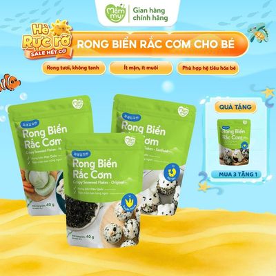 Rong biển rắc cơm cho bé Mămmy ít mặn, không tanh, tăng hương vị cho bé, phù hợp cho bé 6 tháng tuổi