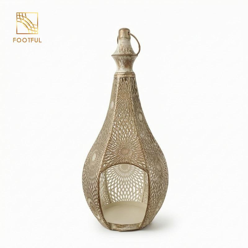Tealight Candle Holder Lantern Iron Vintage Candle Stand cho lễ cưới Trang trí bàn ăn