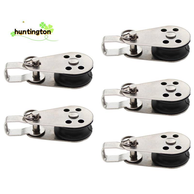 Bộ 5 ròng rọc nylon cho thuyền buồm, du thuyền, tàu thủy, pulley dây nylon