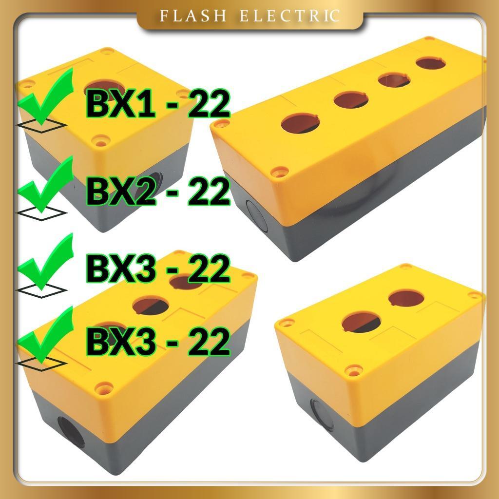 Hộp Nút Nhấn Phi 22 Chống Nước IP65 - BX1 / BX2 / BX3 / BX4