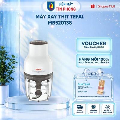 Máy xay thịt Tefal MB520138 - Công suất lớn 300W - Tổng công suất 0.4 Lít - Bảo hành 24 tháng