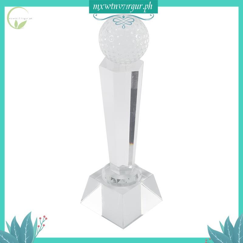 [mxwtnv71rgur] Cúp Golf Thủy Tinh Pha Lê Trophies Golf 9 X 2.8 Inch Dành Cho Người Lớn Trẻ Em Bàn Gi