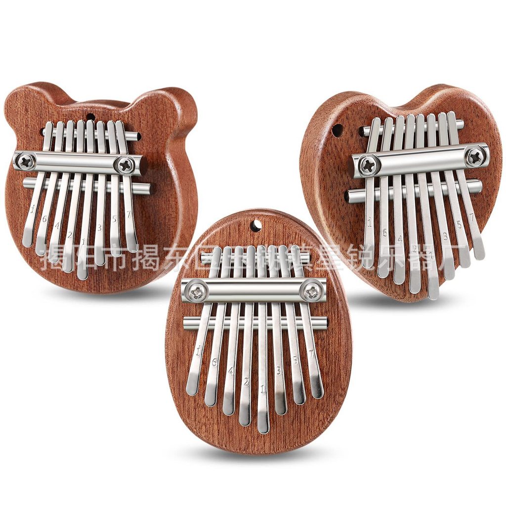 8 Chìa Khóa Kalimba Ngón Tay Cái Piano mini Kalimba Ngón Tay Cái Piano Kalimba Ngón Tay Cái Đàn Pian