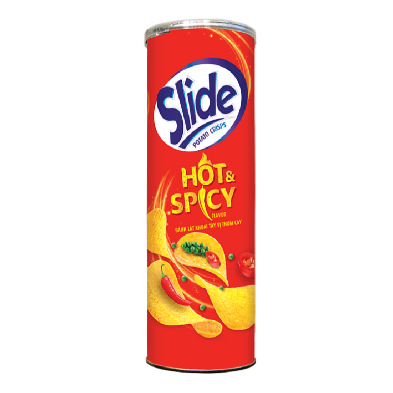 Khoai tây chiên Slide thơm cay 90g - 12027