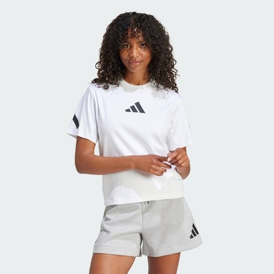 adidas Phong cách sống Áo Thun adidas Z.N.E. Nữ trắng JE7857