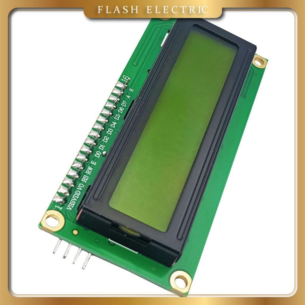 Màn hình LCD 1602 I2C 16x2 - Hàn sẵn Module I2C, Dùng cho Arduino/Vi Điều Khiển (Màu Xanh Lá/Xanh Dư