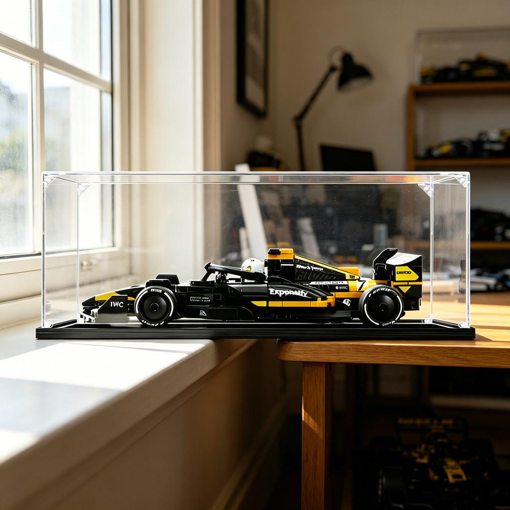 hộp mica trong suốt Acrylic Display Box Storage Case For 77252 APXGP Team Race Car from F1® The Movi