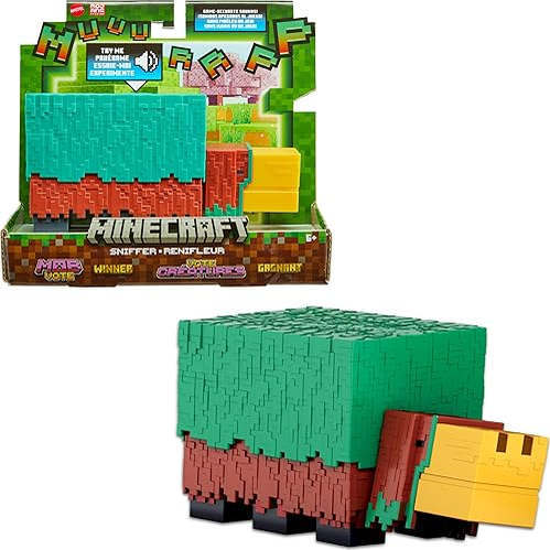 Mattel Mattel Mattel Minecraft Sniffer Sniffer Hình Đồ Chơi Có Thể Giọng Nói