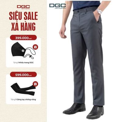 Quần Âu Nam DGCs - Dáng suông nhẹ vừa vặn, màu trung tính dễ phối đồ - SQTBB01M
