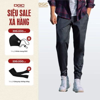 Quần nỉ DGC cạp chun có dây rút ngoài Phong Cách Trẻ Trung - WQNBBC03M