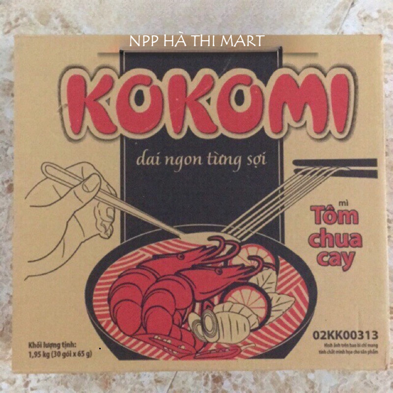 Mì kokomi 30 gói x 65g,kokomi 90 30 gói| NPP HÀ THI MART