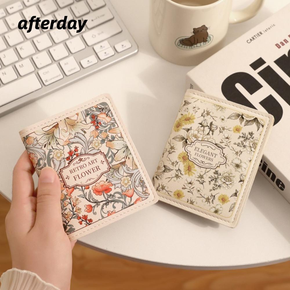 Ví Mini AFTERDAY568, Ví đựng tiền xu nhẹ dung tích lớn, Hộp đựng thẻ ID da PU chống nước di động dàn