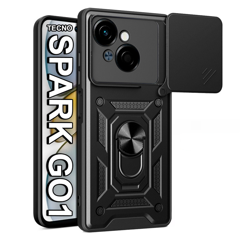 Ốp lưng Capinha Tecno Spark Go 1 Armor Shield Anti-Impact - Màn hình 6.67 "(Tecno Spark Go1 4G, Spar