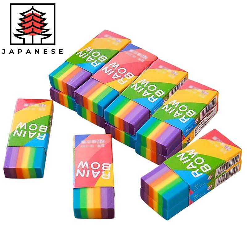 【Direct from JP】Eraser Pencil Eraser Animal Eraser Cute Stationery Set for Elementary School Fruit S