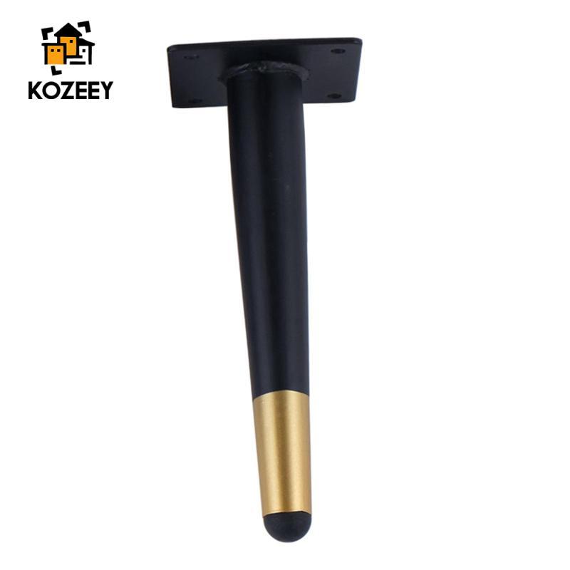 KOZEEY Đồ Nội Thất Chân Kim Loại Côn Chân Sắt Sofa Chân Tủ Tivi Đồ Nội Thất Thay Thế Có Ốc Vít Và Tấ