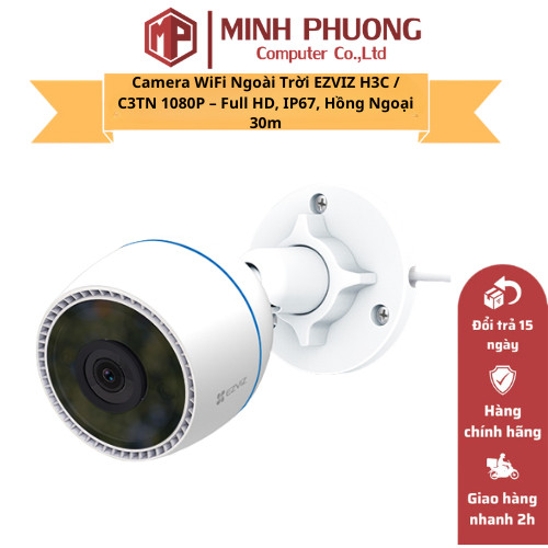 Camera WiFi Ngoài Trời EZVIZ H3C / C3TN 1080P, IP67, Hồng Ngoại 30m