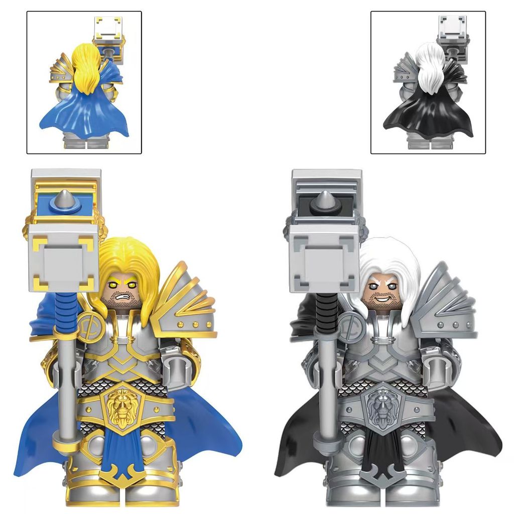 Thích hợp cho Lego World of Warcraft Hegemony Alliance Alsais Vegeta-kun Khối xây dựng Minifigure Đồ