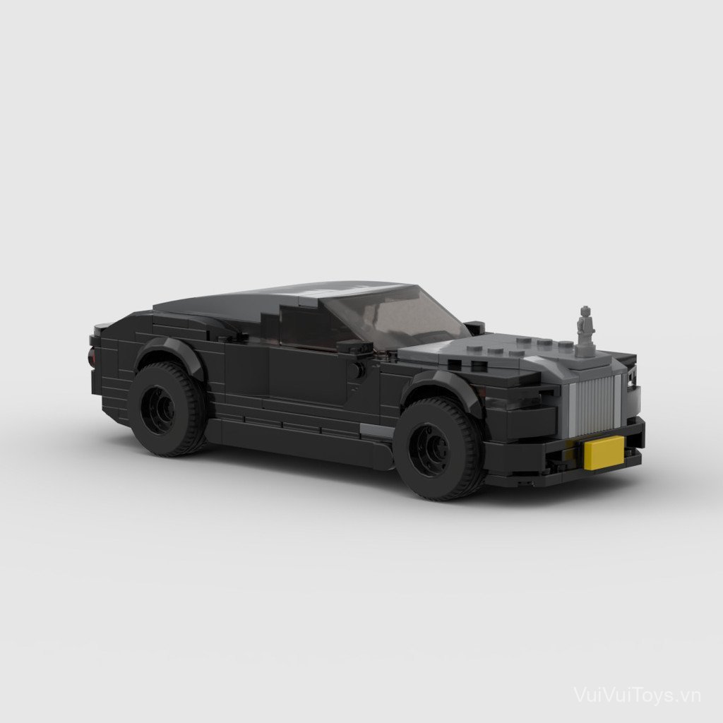 MOC Assembling toy black luxury car model building blocks8Building blocks DIY Gift