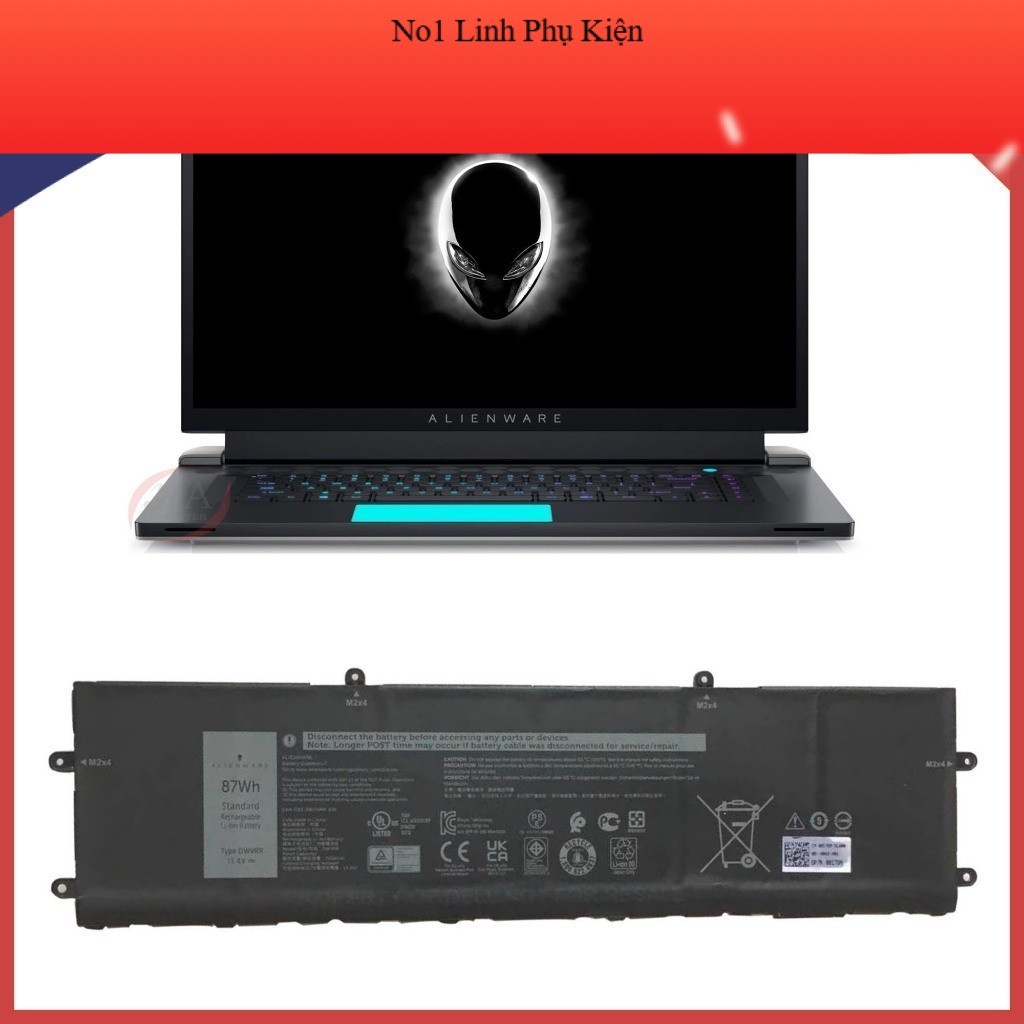 Pin Thay Thế cho Laptop Dell Alienware x17 R1