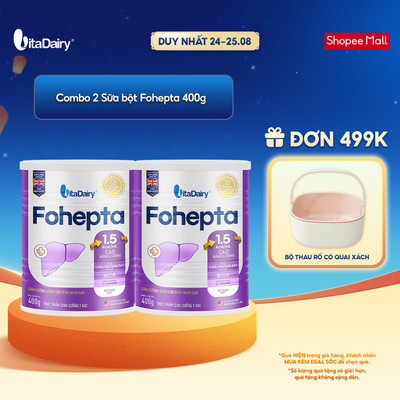 [COMBO 2 LON] Thực phẩm dinh dưỡng y học Fohepta 400g