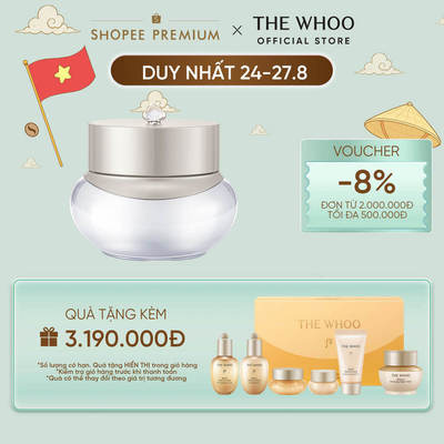 [THE WHOO OFFICIAL] Kem dưỡng sáng da THE WHOO Gong Jin Hyang Brightening Power Cream 50ml